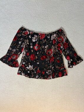 Isla Maude womens M black velvet burnout fairy grunge romantic Whimsigoth boho